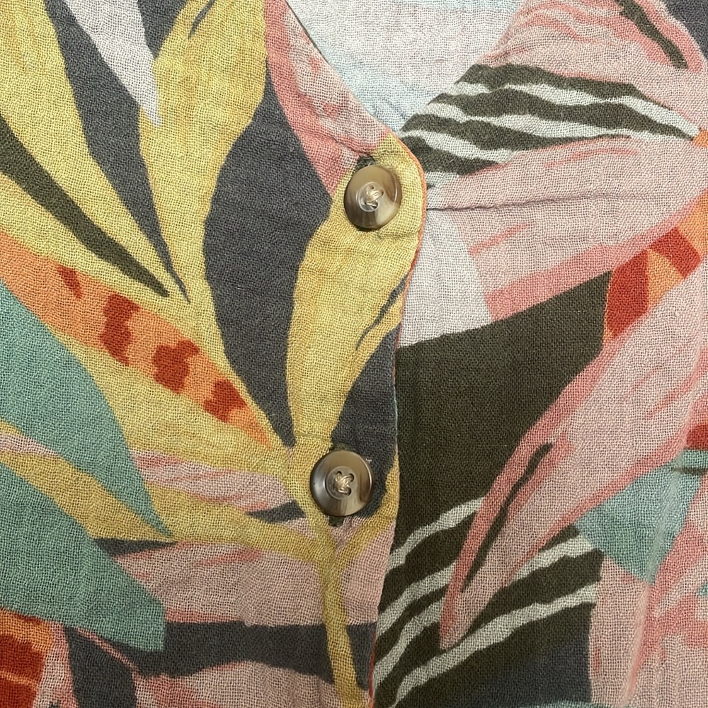 Sonoma Cotton Button Down Blouse - Picture 3 of 6